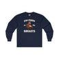 Stop Staring At My Breasts Long Sleeve Tee The Devil's Pickle