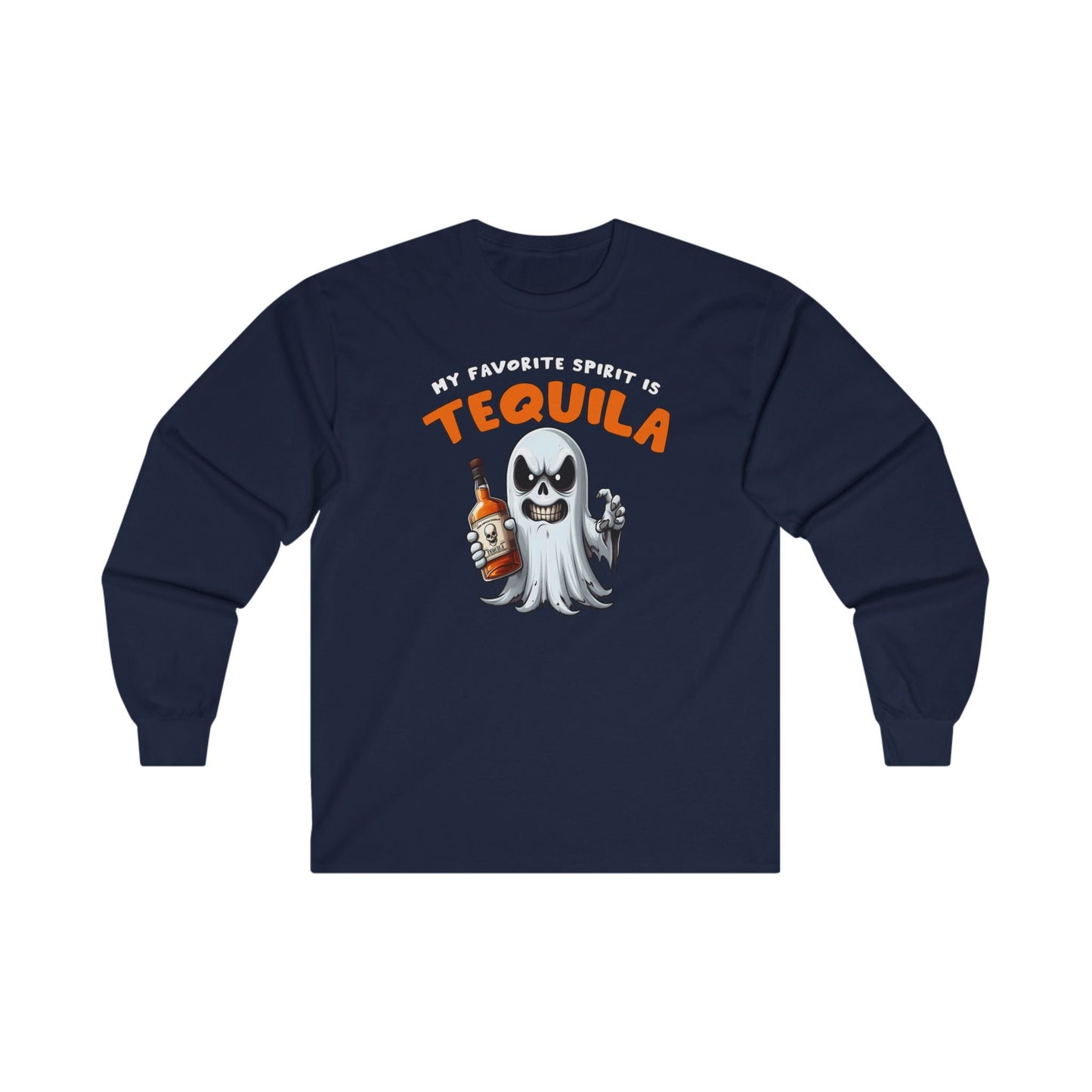 My Favorite Spirit Is Tequila Long Sleeve Tee The Devil's Pickle