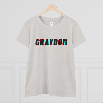 Graydom Women's Midweight Cotton Tee Graydom Grayceful LLC