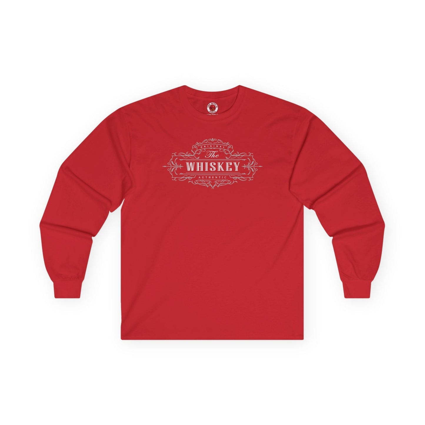 The Original Authentic Whiskey Long Sleeve Tee The Devil's Pickle