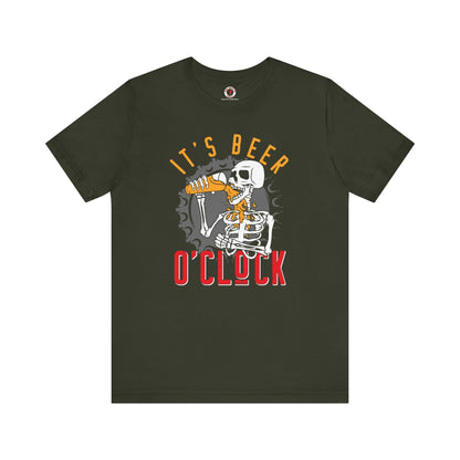 It's Beer O'Clock Skeleton T-Shirt The Devil's Pickle