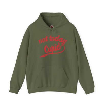 Not Today Cupid Hooded Sweatshirt The Devil's Pickle