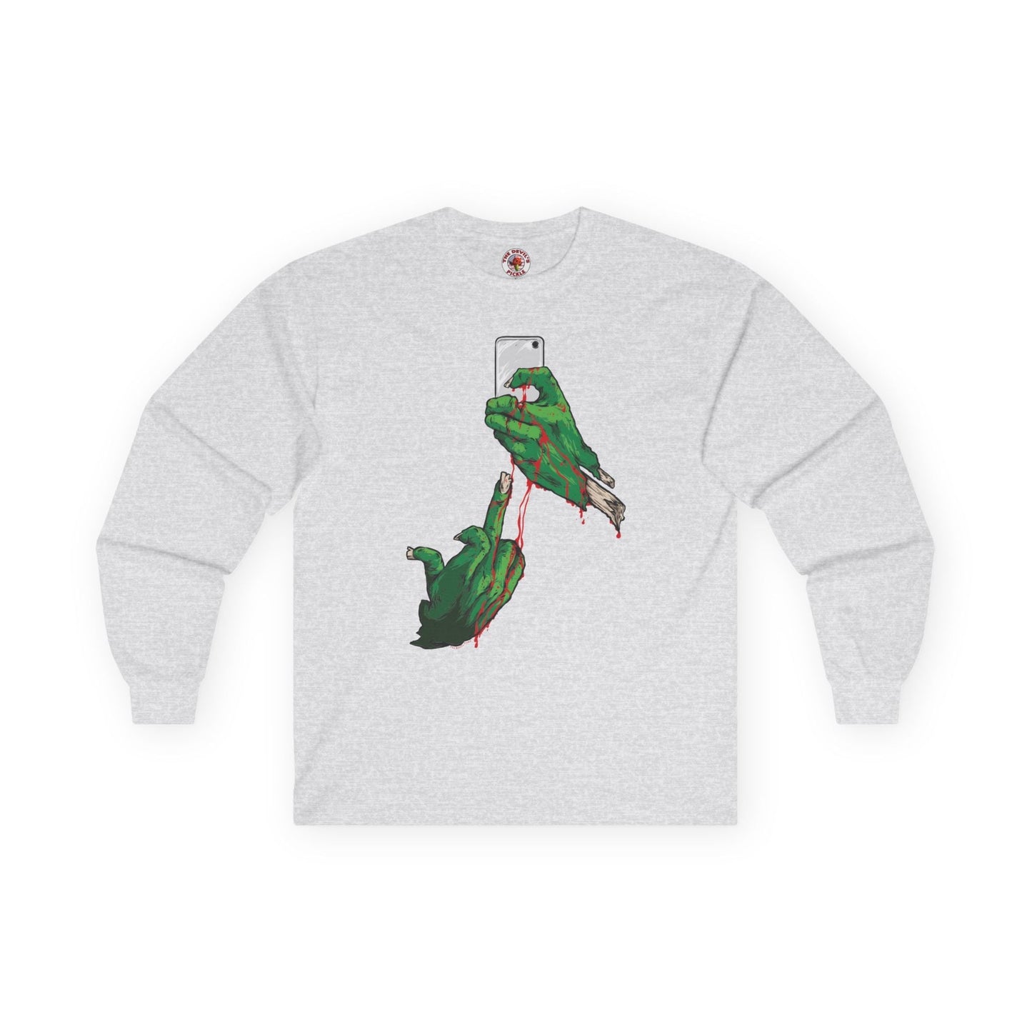 Selfie Monster Long Sleeve Tee The Devil's Pickle