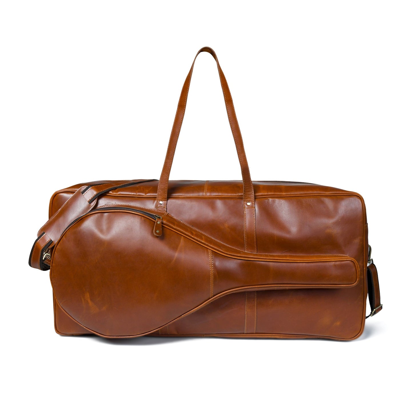 Buffalo Leather Tennis Duffle Bag Classy Leather Bags