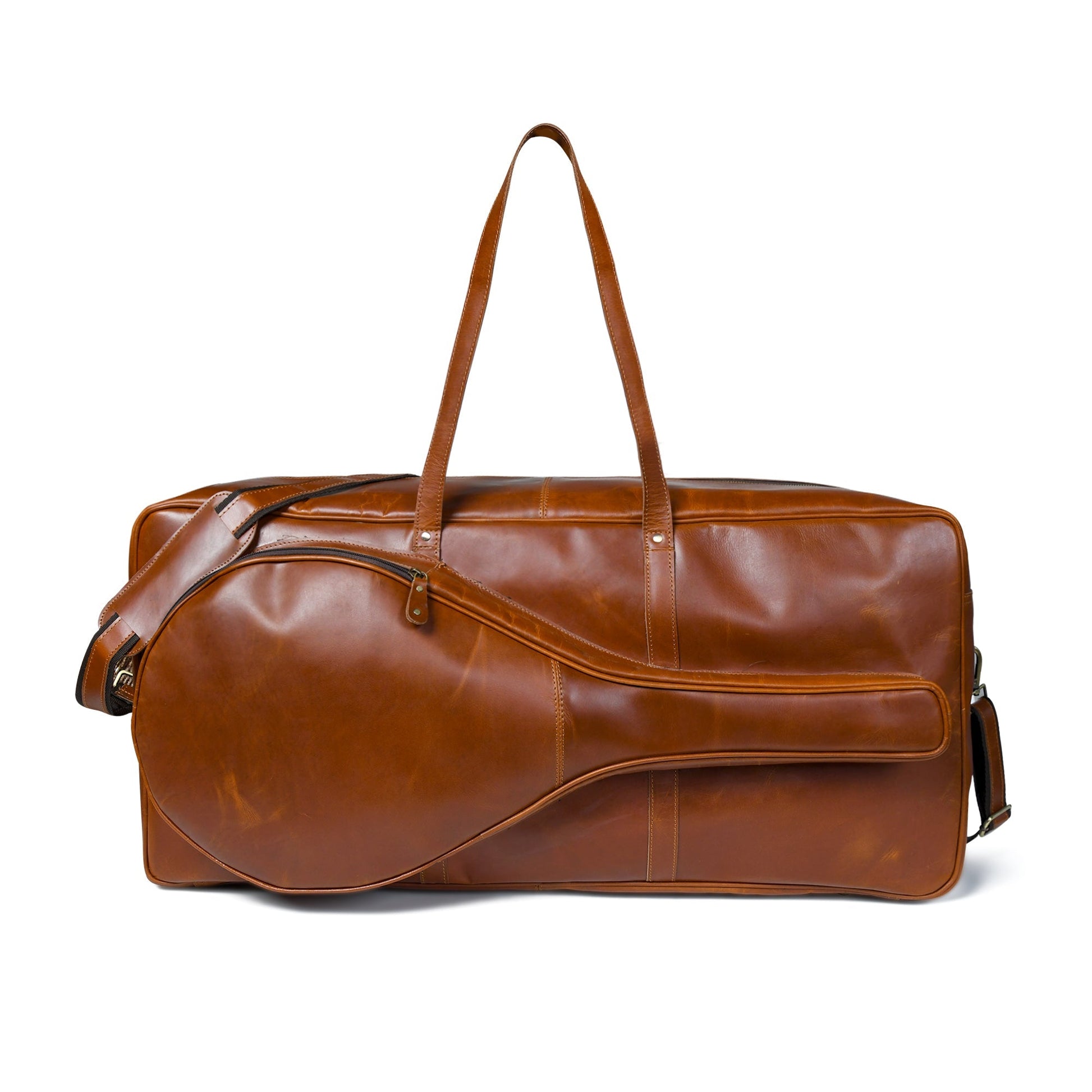 Buffalo Leather Tennis Duffle Bag Classy Leather Bags