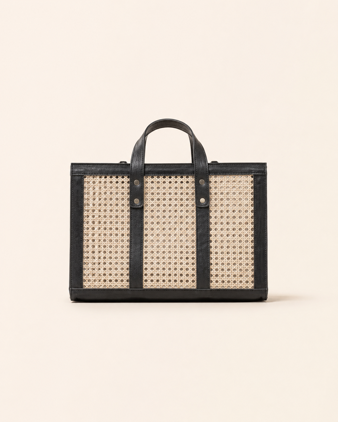Raja Leather and Cane Everyday Bag Village Thrive