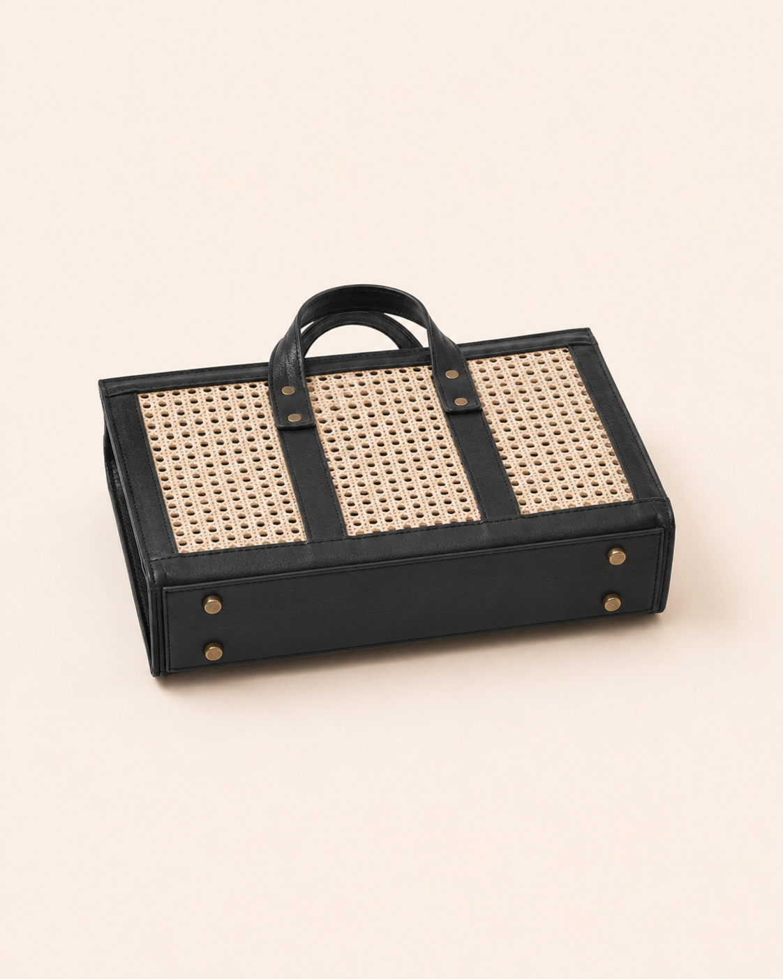 Raja Leather and Cane Everyday Bag Village Thrive