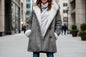 Sherpa-Lined Duffle Toggle Jacket with Hood — Warm Hooded Fleece Coat FitiqueFit
