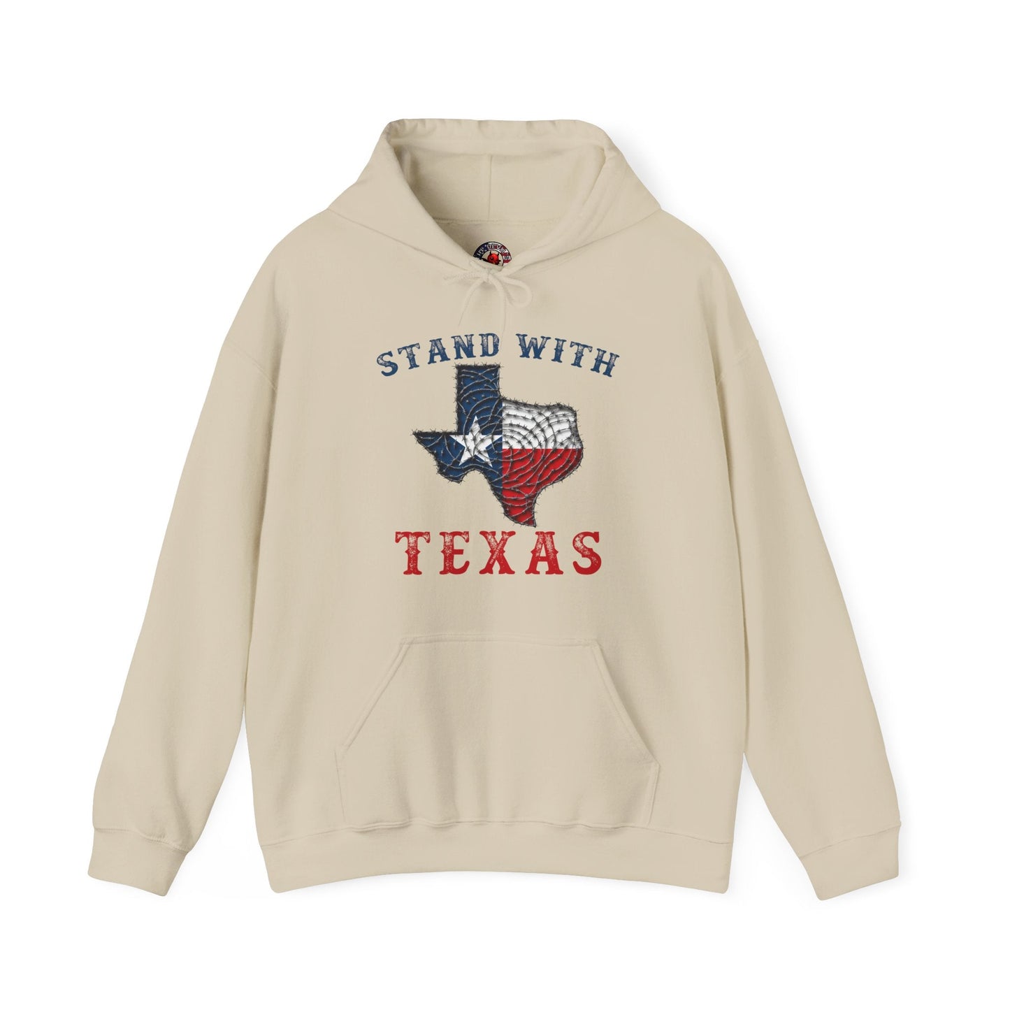 Stand With Texas Hooded Sweatshirt The Devil's Pickle