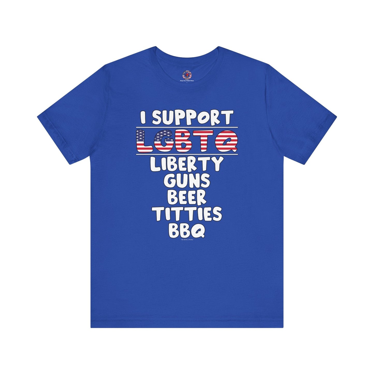 I Support LGBTQ T-Shirt The Devil's Pickle