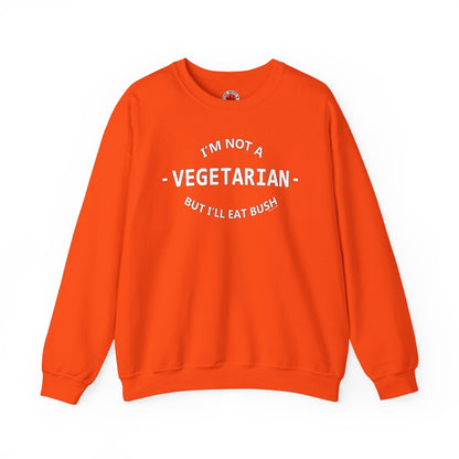 I'm Not A Vegetarian Crewneck Sweatshirt The Devil's Pickle
