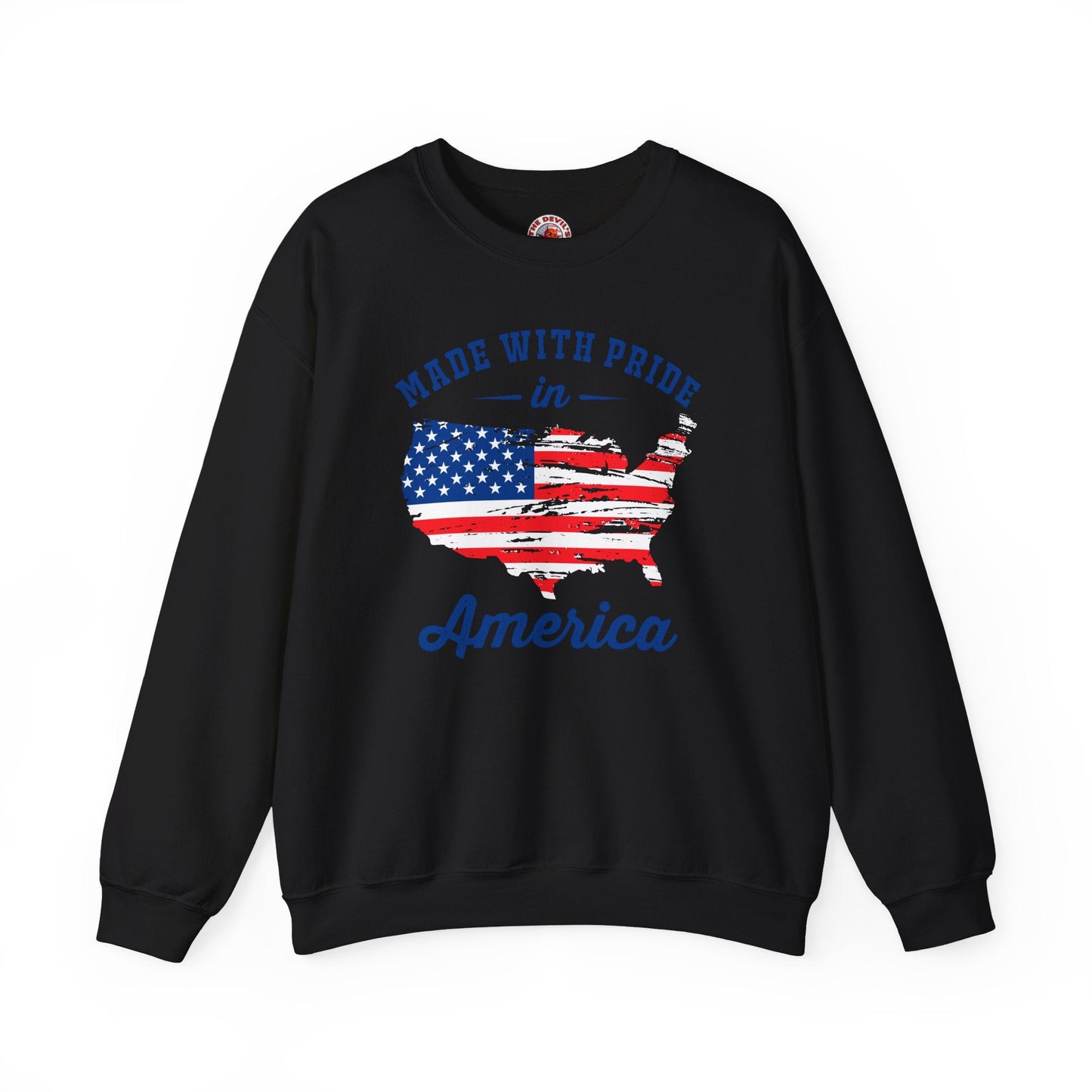 Made With Pride In America Crewneck Sweatshirt The Devil's Pickle