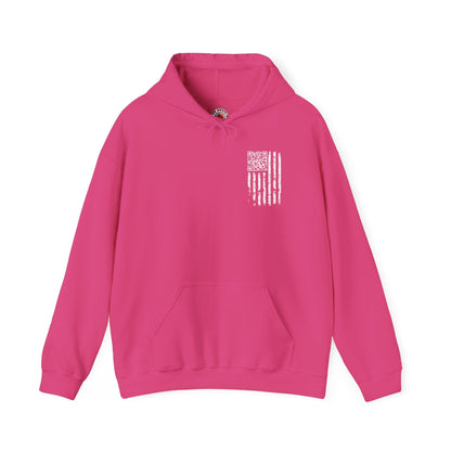 American Flag QR Code Hooded Sweatshirt The Devil's Pickle