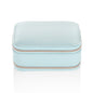 Double zipper mirror convenient jewelry box