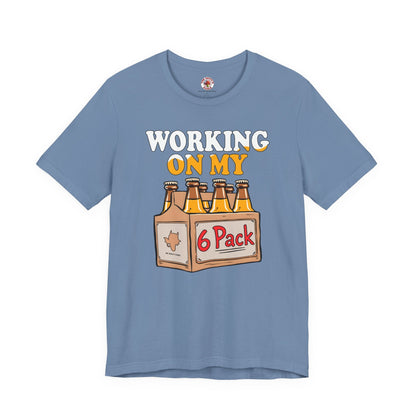 Working On My 6 Pack T-Shirt The Devil's Pickle