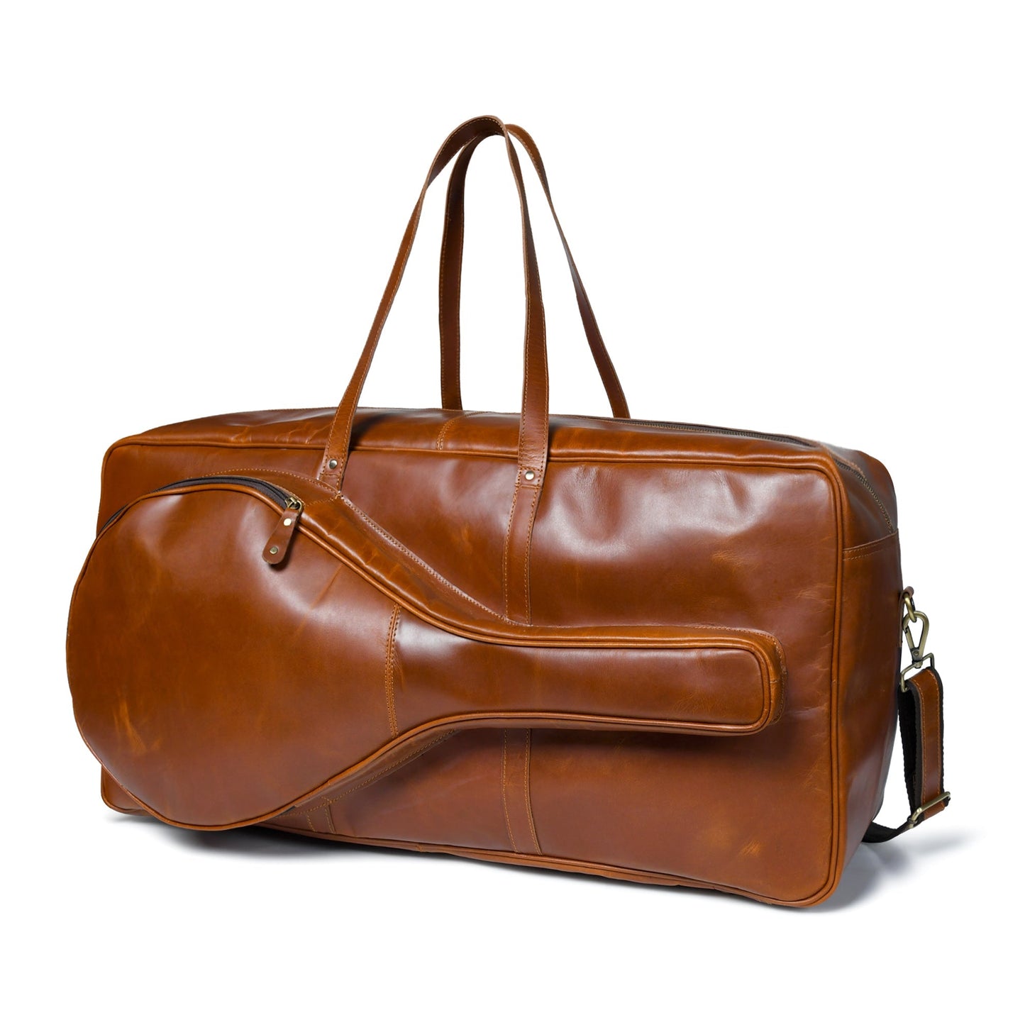 Buffalo Leather Tennis Duffle Bag Classy Leather Bags