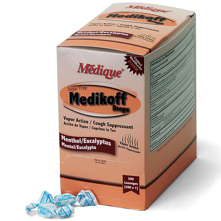 Medikoff Drops, Sugar Free, 300/box quakekits.com