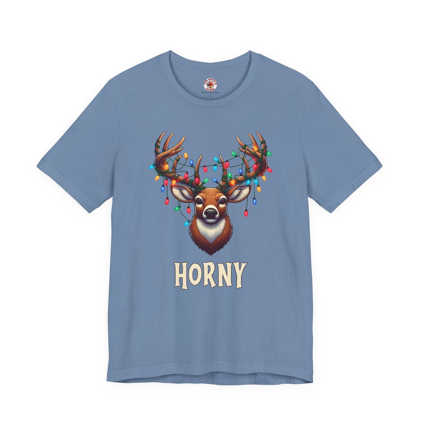 Horny Reindeer T-Shirt The Devil's Pickle