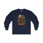 Axe Wielding Zombie Trick or Treat Long Sleeve Tee The Devil's Pickle