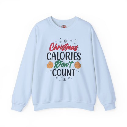 Christmas Calories Don't Count Crewneck Sweatshirt The Devil's Pickle