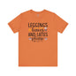 Leggings Leaves and Lattes Please T-Shirt