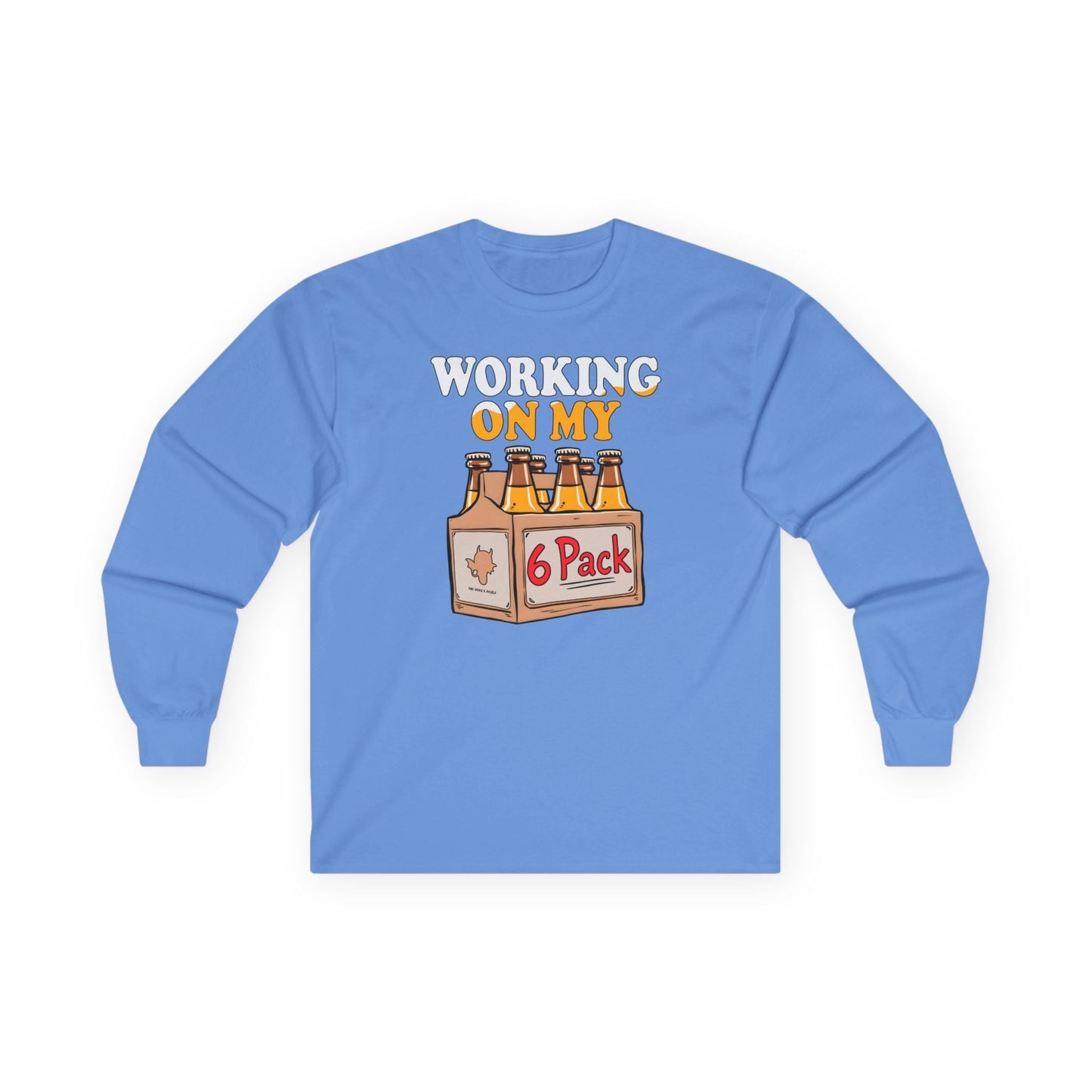 Working On My 6 Pack Long Sleeve Tee The Devil's Pickle