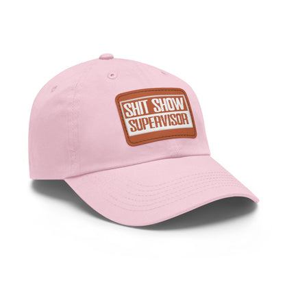 Shit Show Supervisor Hat with Leather Patch The Devil's Pickle