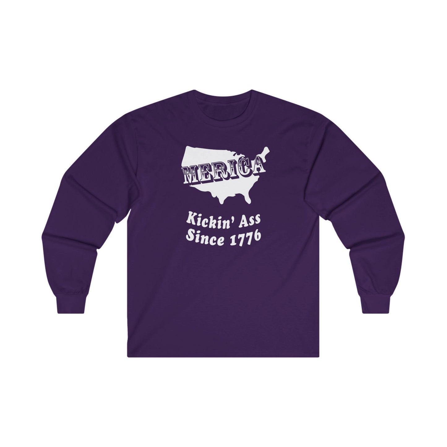 MERICA Kickin' Ass Since 1776 Long Sleeve Tee The Devil's Pickle