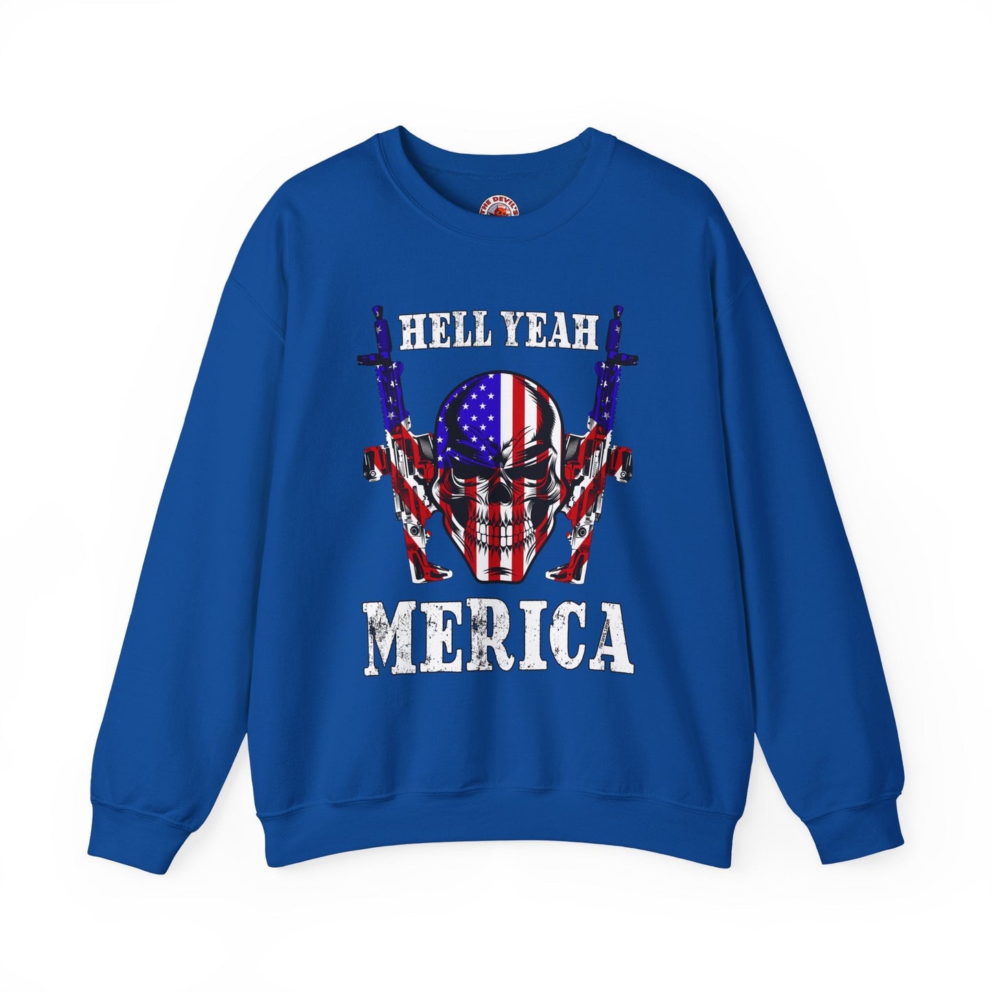 Hell Yeah Merica Crewneck Sweatshirt The Devil's Pickle