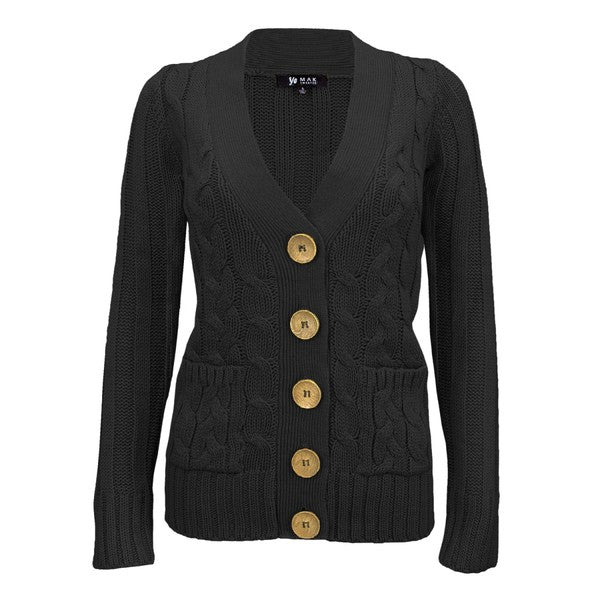 Cable Knitted Cardigan Sweater with Pockets Shop Style & More | Fresh Looks, Everyday Deals & Free Shipping