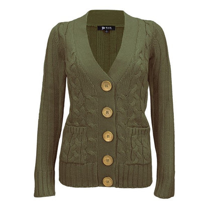 Cable Knitted Cardigan Sweater with Pockets Shop Style & More | Fresh Looks, Everyday Deals & Free Shipping