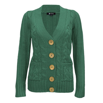 Cable Knitted Cardigan Sweater with Pockets Shop Style & More | Fresh Looks, Everyday Deals & Free Shipping