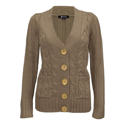 Cable Knitted Cardigan Sweater with Pockets Shop Style & More | Fresh Looks, Everyday Deals & Free Shipping