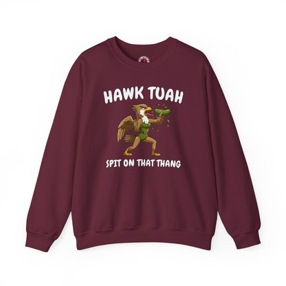 Hawk Tuah Crewneck Sweatshirt The Devil's Pickle