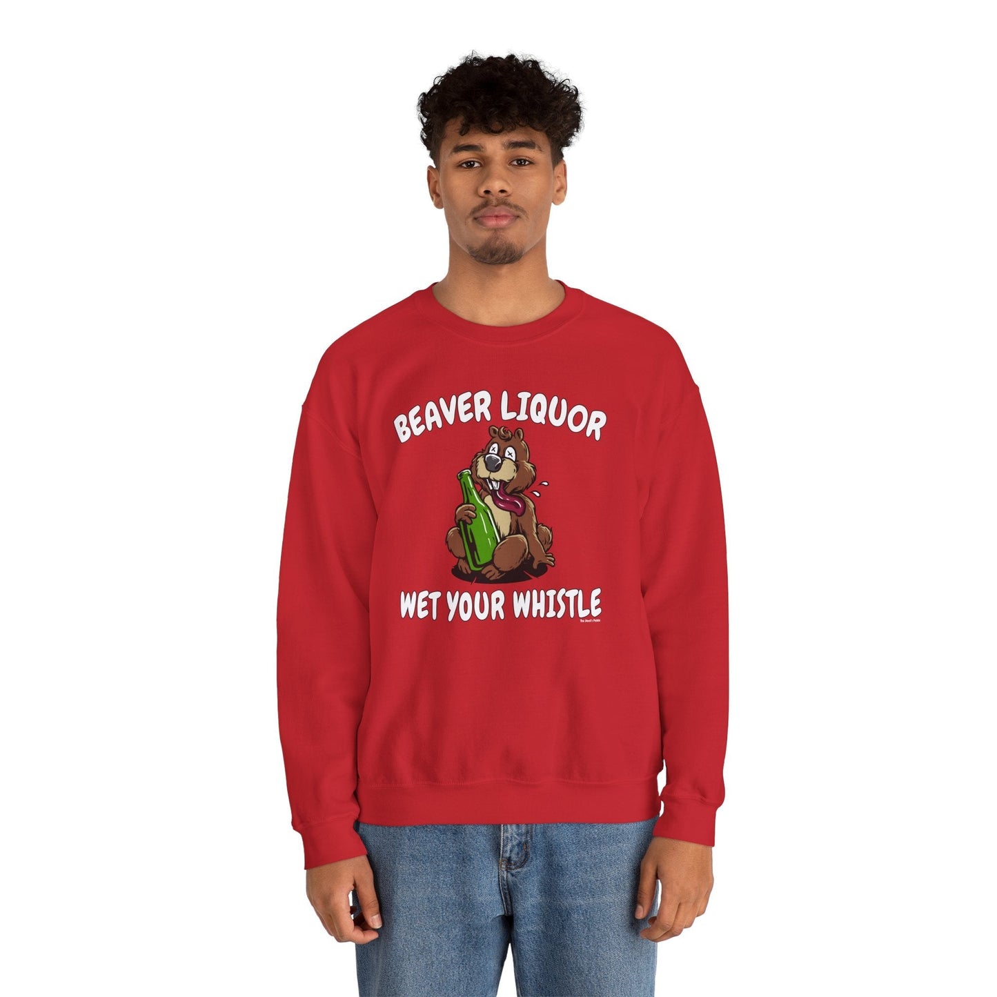 Beaver Liquor Crewneck Sweatshirt The Devil's Pickle