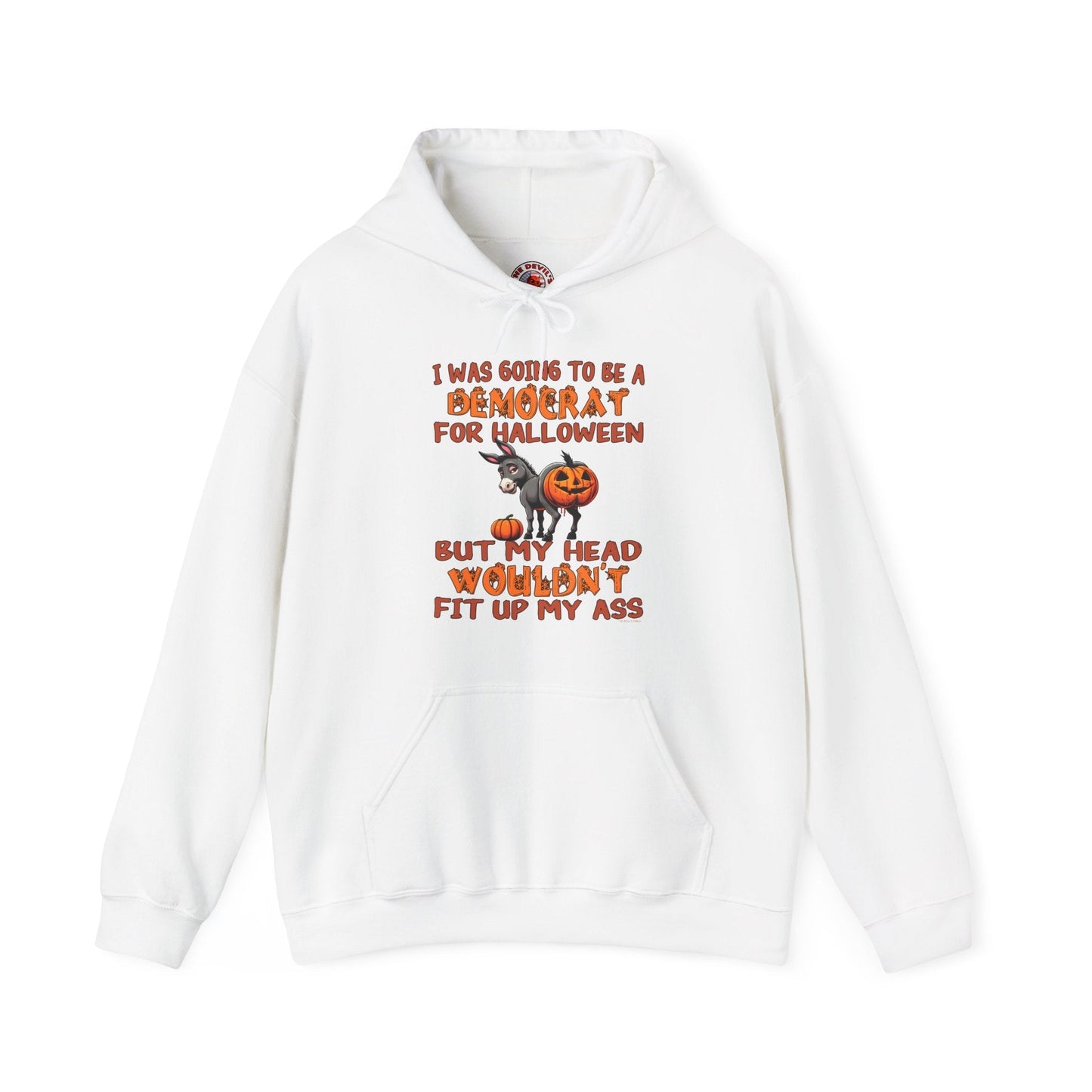 Democrat for Halloween Hooded Sweatshirt The Devil's Pickle