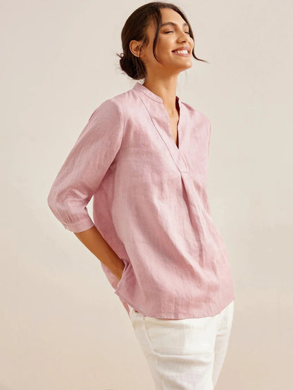 100% Linen Dress Shirt JOANNA LINTICO