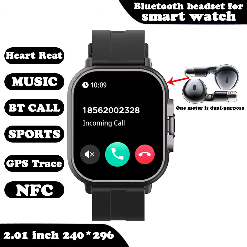 Smartwatch with Earbuds ViralGalleria.com