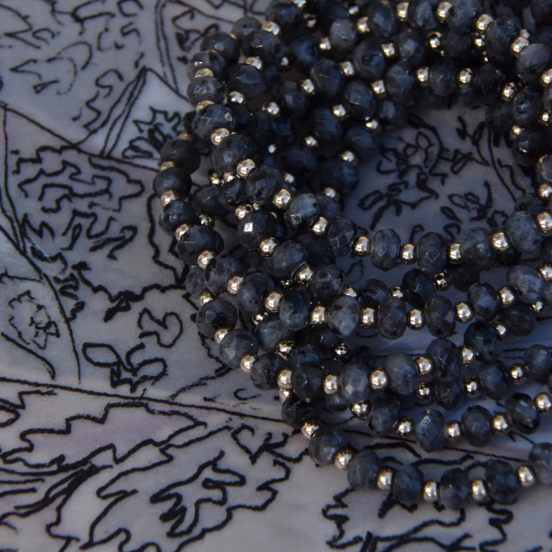 Graceful - Black Larvikite Emily Anne Designs LLC