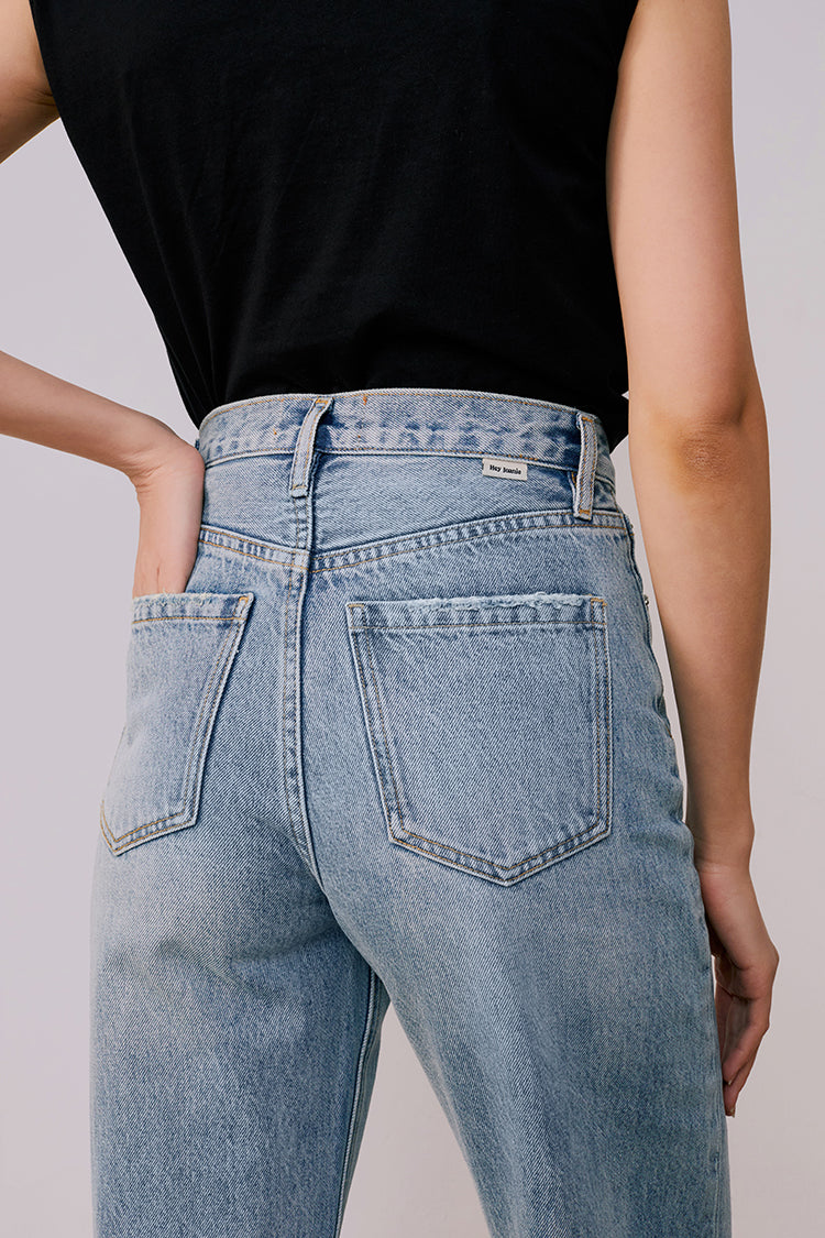 Angeles High Rise Baggy Jeans HJ103 Hey Joanie