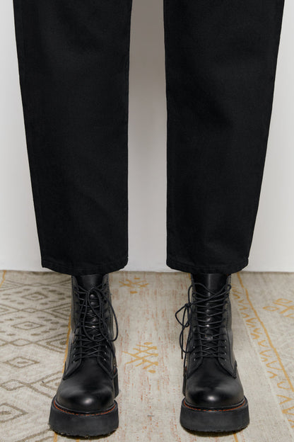 Queens Of Noise High Rise Barrel Jeans HJ026 [FINAL SALE] Hey Joanie