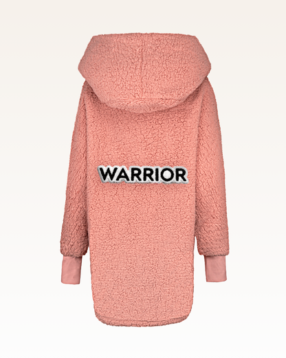 The Warrior Effect™ by Jill Martin Chenille Logo Sherpa Lounger Jacket Jill Martin