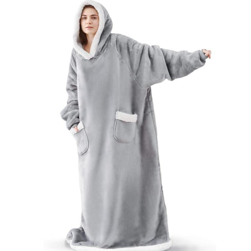 Oversized Wool Hoodie Blanket ViralGalleria.com