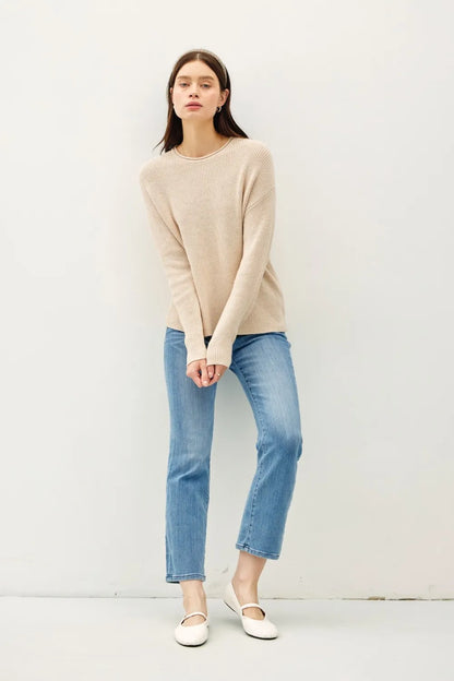 Be Cool Round Neck Long Sleeve Sweater New Era Fashion LLc