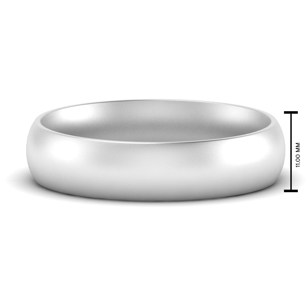 Comfort Fit Mens Wedding Band Fascinating Diamonds