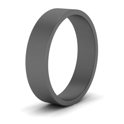 5 mm Flat Gold Wedding Band Fascinating Diamonds