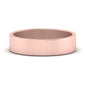 5 mm Flat Gold Wedding Band Fascinating Diamonds