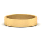 5 mm Flat Gold Wedding Band Fascinating Diamonds