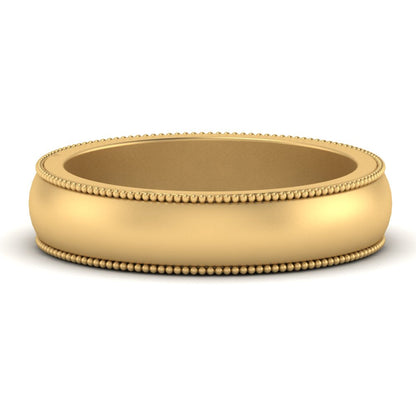 Milgrain Matte Finish Mens Band Fascinating Diamonds