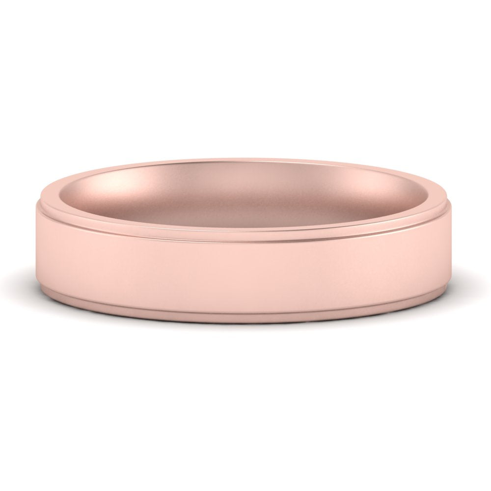 Steps Edge Comfort Fit Mens Band Fascinating Diamonds